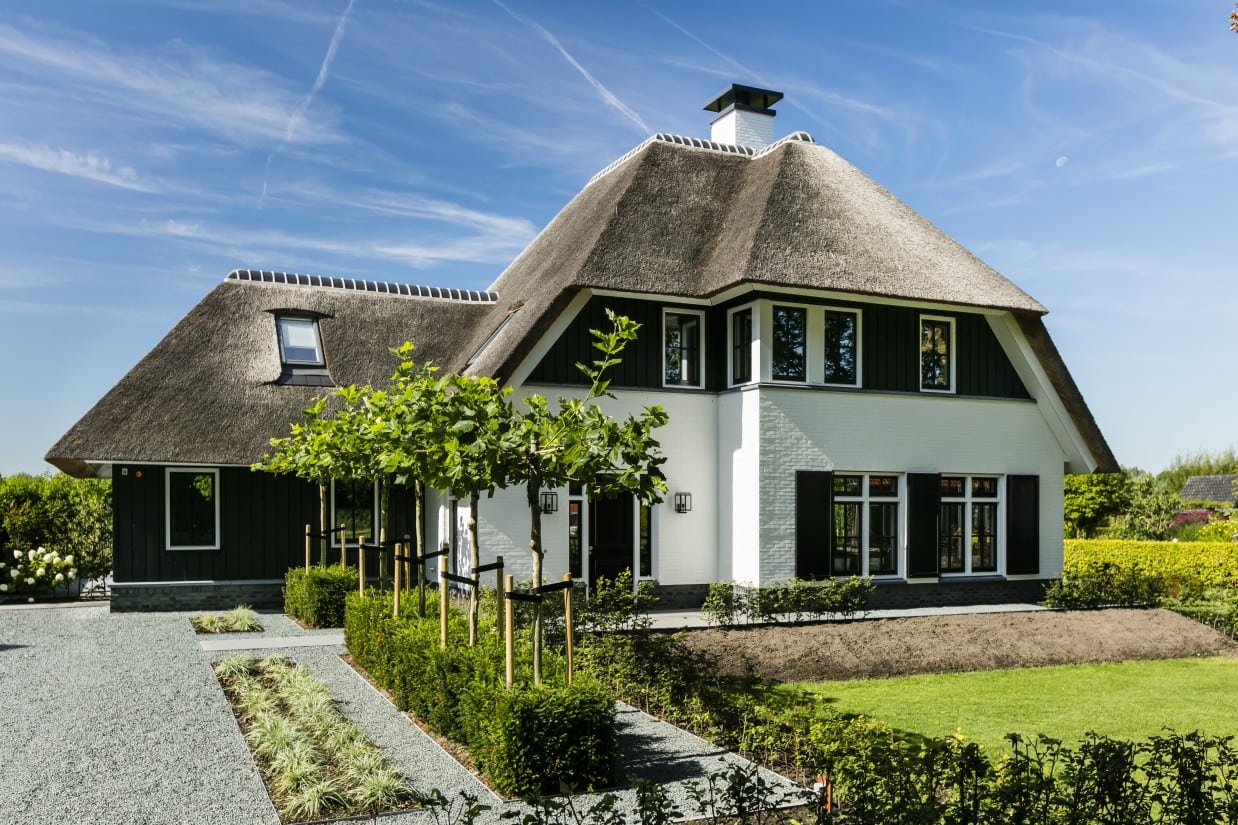 Rietgedekte villa bouwen Harmelen